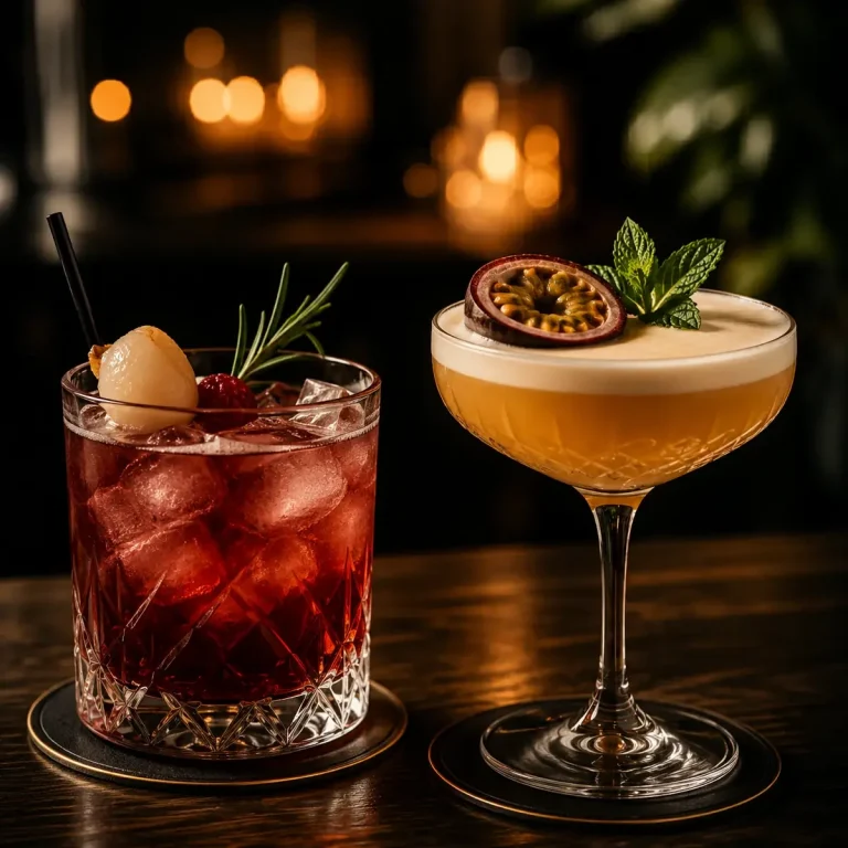 Für jedes Event das passende Paket und individuelle Auswahl der Cocktails. Symbolisch sieht man hier zwei verschiedene Cocktails 